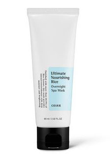 Cosrx Ultimate Nourishing Rice Overnight Mask brightening moisturizer for dry sensitive blemished skin pigmentation 