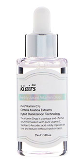 Dear Klairs Freshly Juiced Vitmain Drop Korean face care sensitive skin vitamin C serum K Beauty World