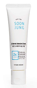 Etude House Soon Jung 2X Barrier Intensive Crème faciale pour peaux sèches sensibles vieillissantes rides rougeurs K Beauty World