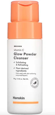Hanskin Vitamin C Glow Powder face cleanser Korean cosmetics anti-aging sensitive skin care K Beauty World 