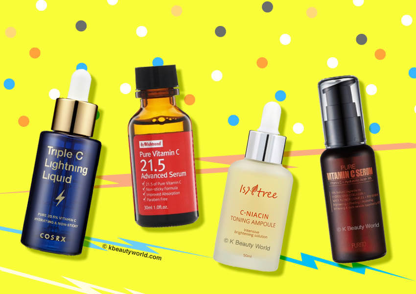 10 beste koreanische Vitamin-C-Seren Anti-Aging-Aufhellung empfindliche Haut stumpfe dunkle Haut Aknenarben Pigmentierung K Beauty World