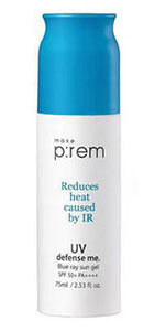 Make P:rem UV Defense Me Blue Ray Sun Gel SPF 50+ PA++++ korean sunscreen protection cream k beauty world