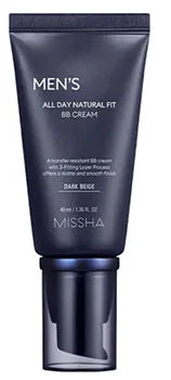 Missha Men's Cure All Day Natural Fit BB Cream SPF50+ PA++++ best selling Korean makeup cosmetics for boys blemishes oily skin pimples acne bts kpop kdrama actors K Beauty World