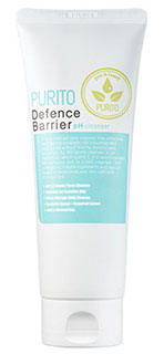 Purito Defense Barrier pH Limpiador para piel seca sensible dañada enrojecimiento inflamado brotes acné espinillas Cosméticos coreanos para hombres K Beauty World