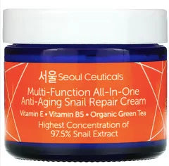 SeulCeuticals Multifunction All in One Anti-Aging Snail Repair Cream Korean natural cosmetics gift for gf mom winkles cheap effective moisturizer K Beauty World