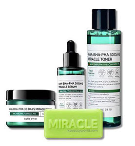 some by mi aha bha pha 30 days miracle toner serum soap cleanser acne cream set k beauty world