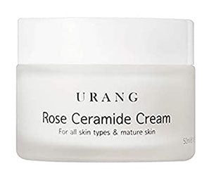 Urang Rose Ceramide Cream für trockene reife schuppige Hautbarriere vegane Naturpflege k beauty world