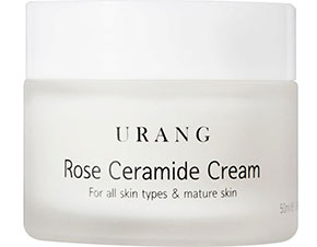 Urang Rose Ceramide Cream voor de droge, rijpere, ouder wordende huid veganistische dierproefvrije Koreaanse huidverzorging K Beauty World
