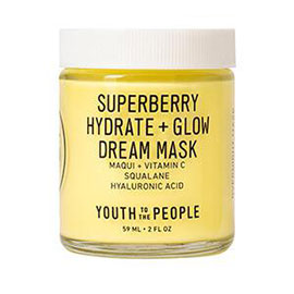 Youth To The People Superberry Hydrate + Glow Dream Mask overnight sleep mask k beauty world