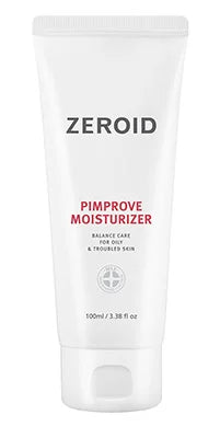 Zeroid Pimprove Moisturizer BTS V Korean skincare beauty secrets tips flawless face for men women lotion cream for dry irritated sensitive skin recommended by demonologist K Beauty World