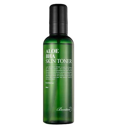 Benton Aloe BHA Skin Toner exfoliating salicylic acid acne korean k beauty world