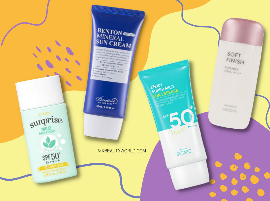 Best Korean Sunscreens for Oily Skin top-selling cosmetics anti-aging combination skin K Beauty World