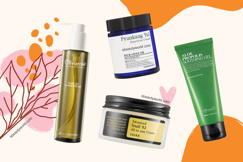 Best Korean Moisturizers for Sensitive Skin natural organic face care gentle K Beauty World