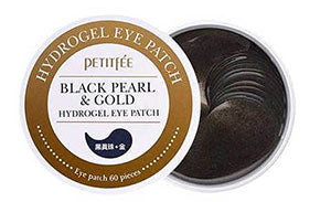 Petitfee Black Pearl & Gold Hydrogel Eye Patch voor donkere kringen, wallen in de schoonheidswereld