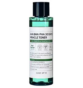 Some By Mi AHA BHA PHA 30 Days Miracle Toner Peeling Pickel Mitesser Whiteheads fettige, zu Akne neigende Haut k beauty world