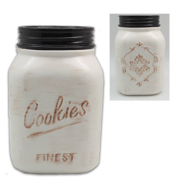 Ceramic 4 Piece Kitchen Canister Set Young's Inc