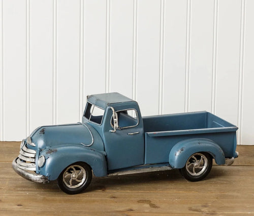 Hand-Painted Vintage Red Pickup Truck Paper Towel Holder