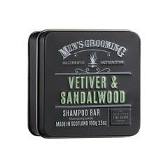Scottish Fine Soaps vetiver sandalwood shampoo bar