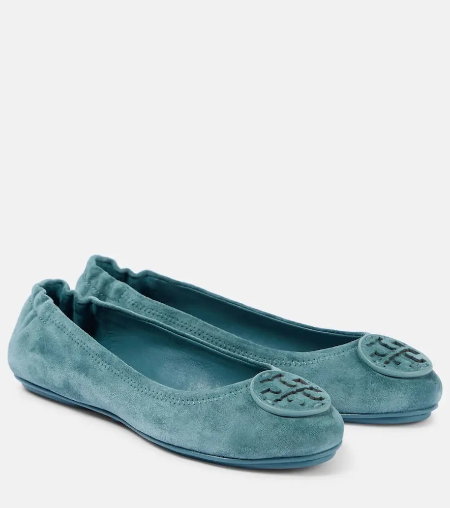 Tory Burch Minnie suede ballet flats | LYBSTORE