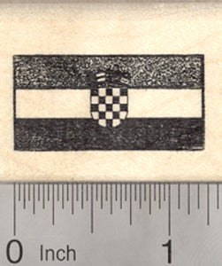 Flag Of Croatia Rubber Stamp Coat Of Arms Of Croatia