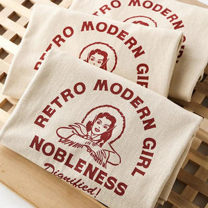 Retro Modern Girl Western T-Shirt - Miami Teeny Weeny Bikini 