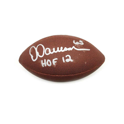 Jack Ham Autographed Wilson Replica Football with HOF 88 (Damaged) — TSEShop