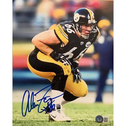 JEROME BETTIS PITTSBURGH STEELERS URLACHER 16X20 SIGNED 22X26 FRAMED PHOTO  BETTI