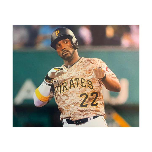 Andrew McCutchen Celebration Jump In Outfield Spotlight Unsigned 16x20 Photo