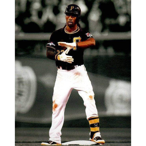 Andrew McCutchen Shaking Hands With Clint Hurdle Spotlight Unsigned 8x —  TSEShop