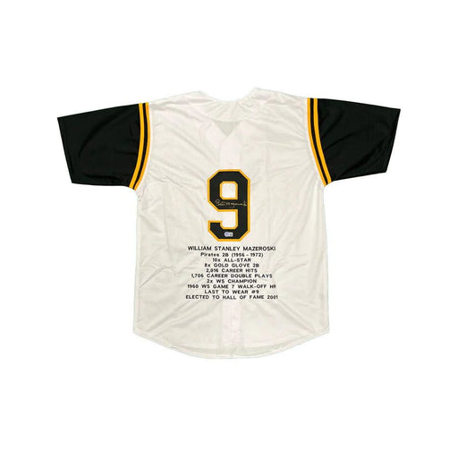 TSE Bill Mazeroski Autographed Custom Gold Jersey