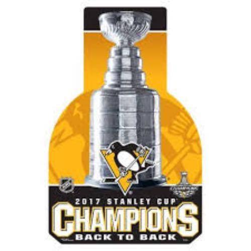 Pittsburgh Penguins 2017 Stanley Cup Champions Leather Wallet