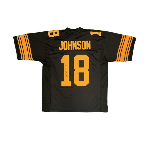 Diontae Johnson Autographed Pittsburgh Custom Black Football Jersey - JSA  COA