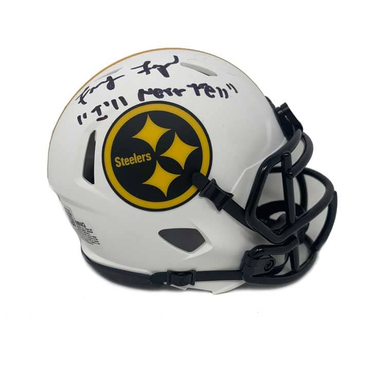 T.J. Watt & Chase Claypool Signed Steelers Full-Size Authentic On-Field  SpeedFlex Helmet with Visor (Beckett)