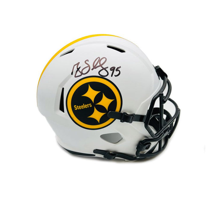 Greg Lloyd Autographed Pittsburgh Steelers Full Sized Lunar Helmet ...