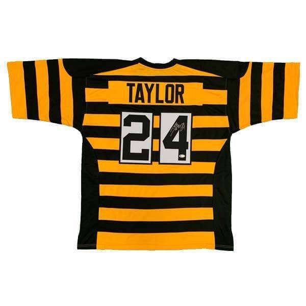 Ike Taylor Signed Custom Bee Football Jersey