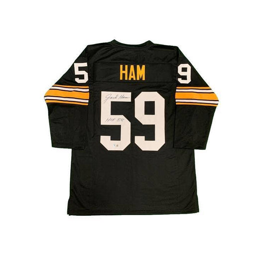 TSE TJ Watt Signed Black Custom Football Jersey