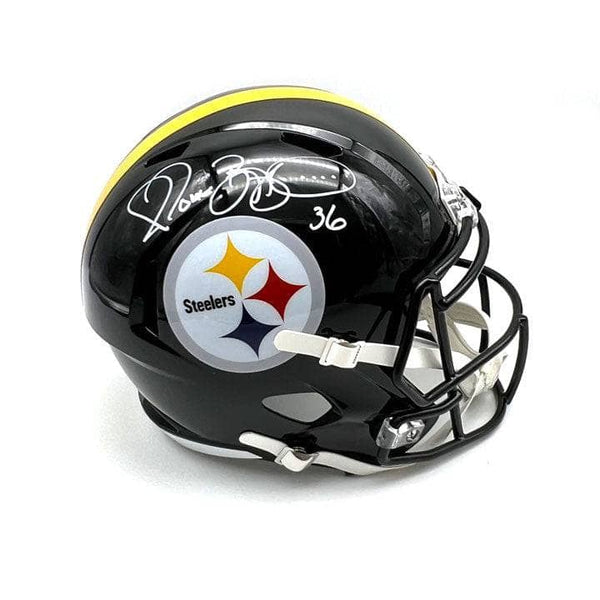 Jerome Bettis Signed Pittsburgh Steelers Full Size Black Replica Speed Helmet
