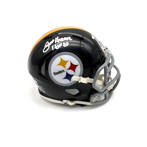 Jack Ham Signed Pittsburgh Steelers Black Throwback Speed Mini Helmet —  TSEShop