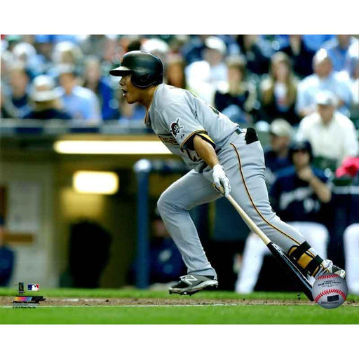 Manny Sanguillen Crouching Behind Home Plate Unsigned 8X10 Photo