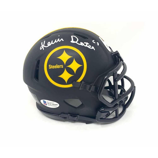 Kevin Dotson Signed Pittsburgh Steelers CAMO Mini Helmet — TSEShop