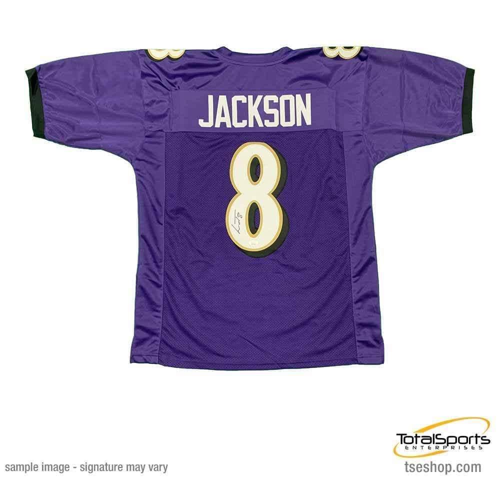 signed lamar jackson jersey