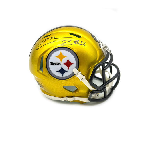 Jack Ham Signed Pittsburgh Steelers Salute to Service Mini Helmet with HOF 88