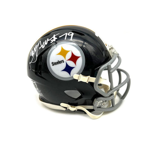 Kendrick Green Signed Pittsburgh Steelers Speed Mini Helmet with Steeler Nation