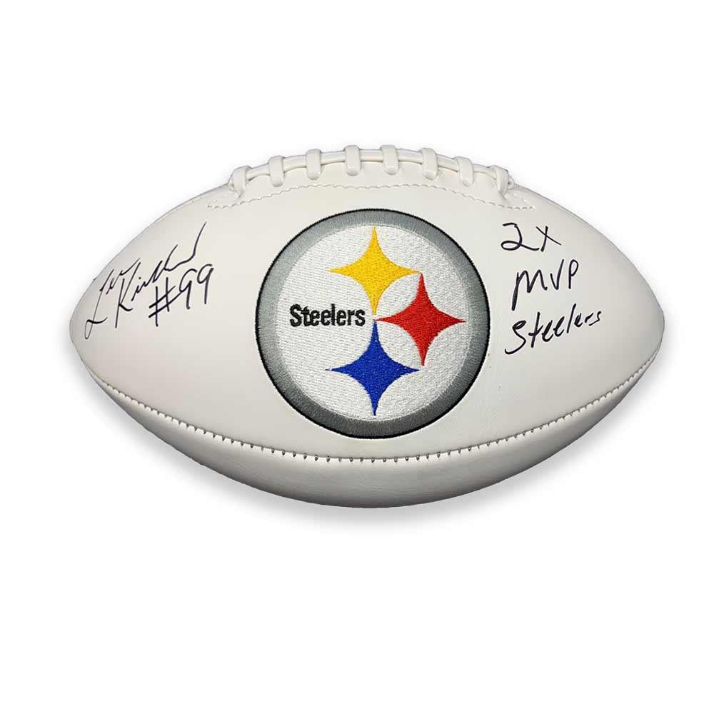 steelers autographed football