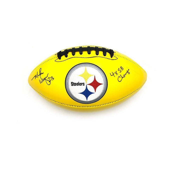 Antonio Brown signed autographed Pittsburgh Steelers white panel football  JSA