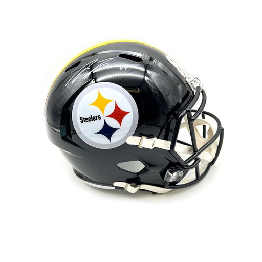 Rocky Bleier Signed Pittsburgh Steelers Black Full Size Replica TB Speed Helmet with SB IX, X, Xiii, XIV