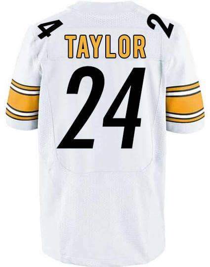 Ike Taylor Signed Custom White Jersey 