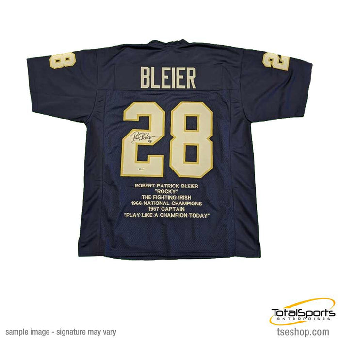 rocky bleier signed jersey