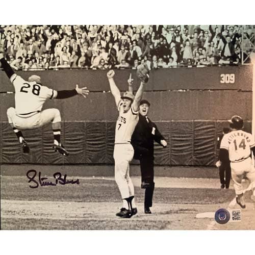 AUTOGRAPHED STEVE BLASS 1971 WS Champs 8x10 Pittsburgh Pirates Photo -  Main Line Autographs