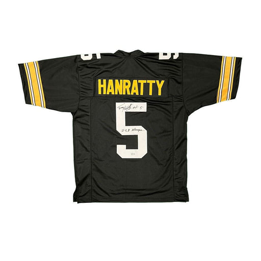 TSE Shop Terry Hanratty Signed Custom Alternate Football Jersey